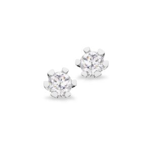 VidaØrestikker 8 kt. hvidguld med brillanter på i alt 0,40 ct.
