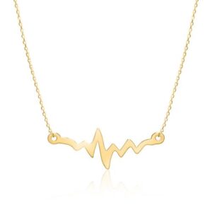 Zig Zag Collier i 9 kt. Guld