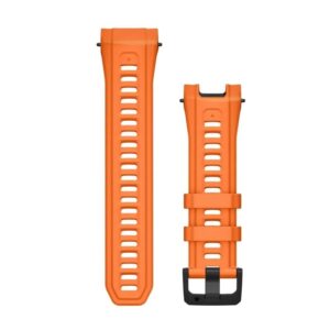 Garmin Instinct 3 26 Silikone Rem One Size Orange Unisex - Tilbehør til Ur