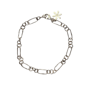 Susanne Friis Bjørner Armbånd - SFB - Sterling sølv armbånd med hamret Figaro mønster - 1918-1-21