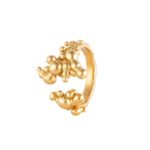 Vincent - Orb Chronicles ring i forgyldt sølv - One size