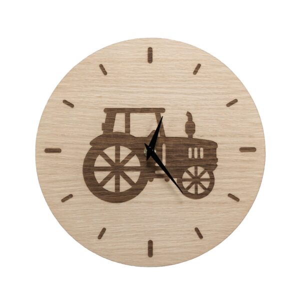 Rundt vægur - traktor