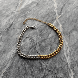 ANNEBRAUNER Chunky Panzer Mix Ankle Chain