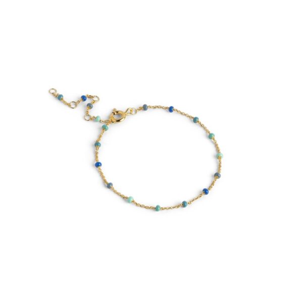 Enamel - Lola ATLANTIC armbånd i forgyldt sølv