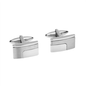 Manchetknapper i Stål - Mulighed for gravering