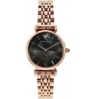 Emporio Armani Gianni T-bar Black Pearl Dameur AR11145