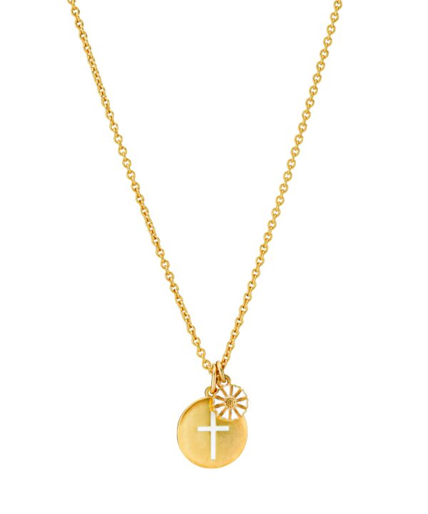 Lund Copenhagen - Polet vedhæng med kors og marguerit - 9025036