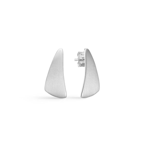 Randers Sølv - Trekantet sølv ørestikker - 368813