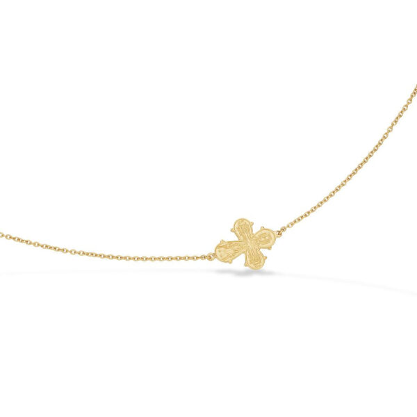 Scrouples - Armbånd med dagmarkors i forgyldt sølv - 39752b-a,m