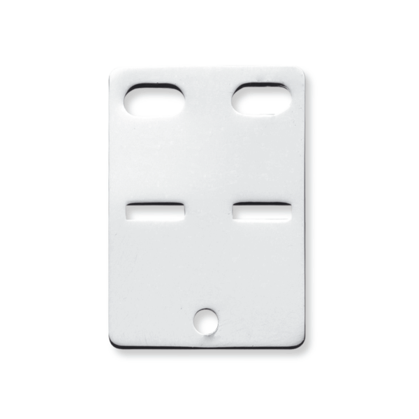 Scrouples - Id plade til gravering, 14 x 20 mm - 21042