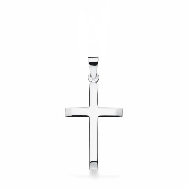 Scrouples - Kors vedhæng i sølv, 25x16mm - 26662