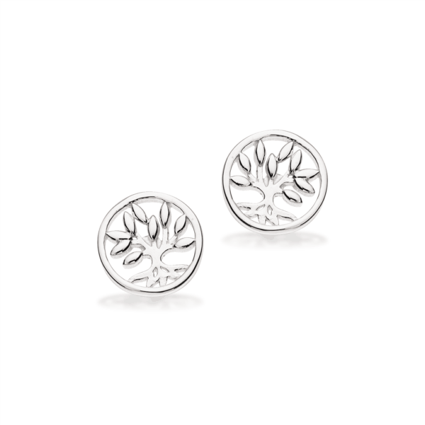 Scrouples - Livetstræ ørestikker i sølv - 159212
