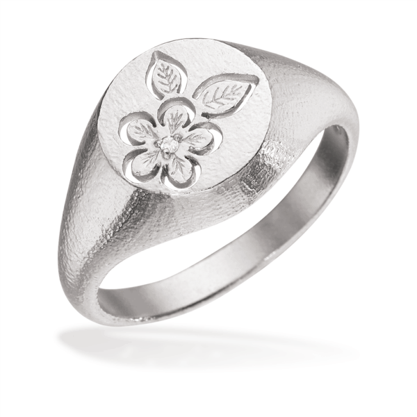 Scrouples Ring - PrimaVera signet sølv ring - 725232