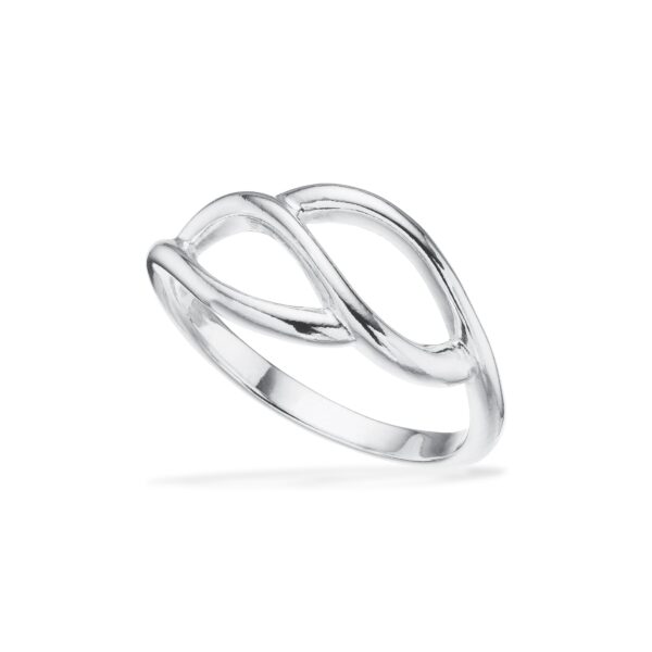 Scrouples - Sølv ring med åbent mønster - 729442