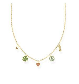 Thomas Sabo Charming gold Symbols Guld halskæde 45cm