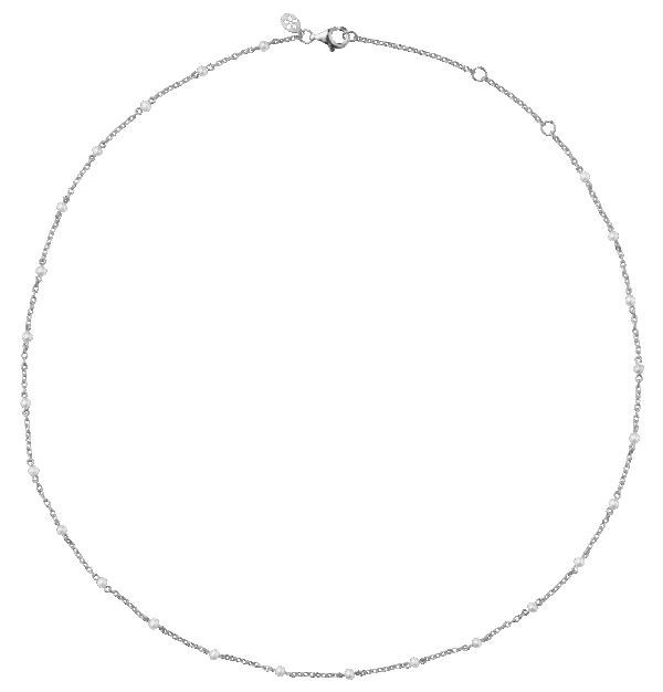 byBiehl - Scarlett sølv halskæde med perler - 3-3401wp-r