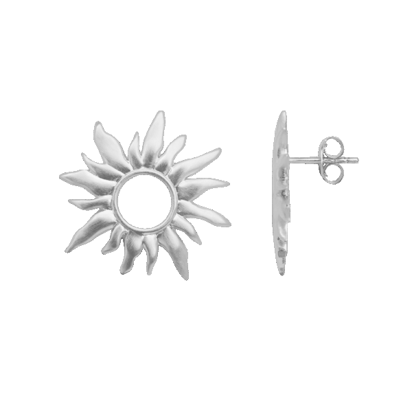 byBiehl - Sun wild øreringe i sølv - 4-4802-r