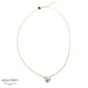 AMAZONITE NECKLACE | GOLDEN