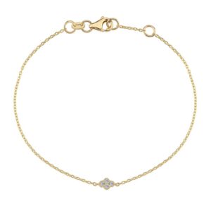 Athene - Diamant armbånd i 14 karat guld med i alt 0,04ct