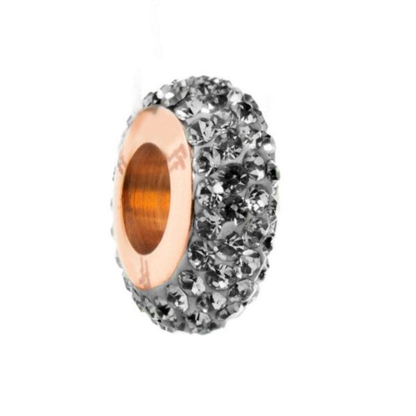 Charm-perle 3POTO24RK - Grøn, 1,5 cm, sterling sølv