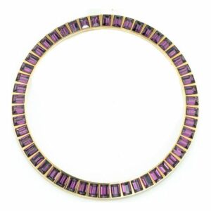Marc Coblen Bezel til ur B45-R204 - 44 mm, lilla, stål