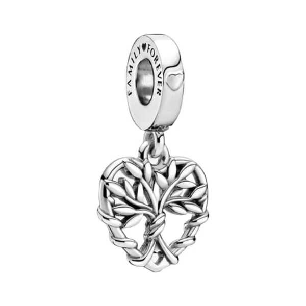 Pandora HEART FAMILY TREE Dangle Charm i sterling sølv