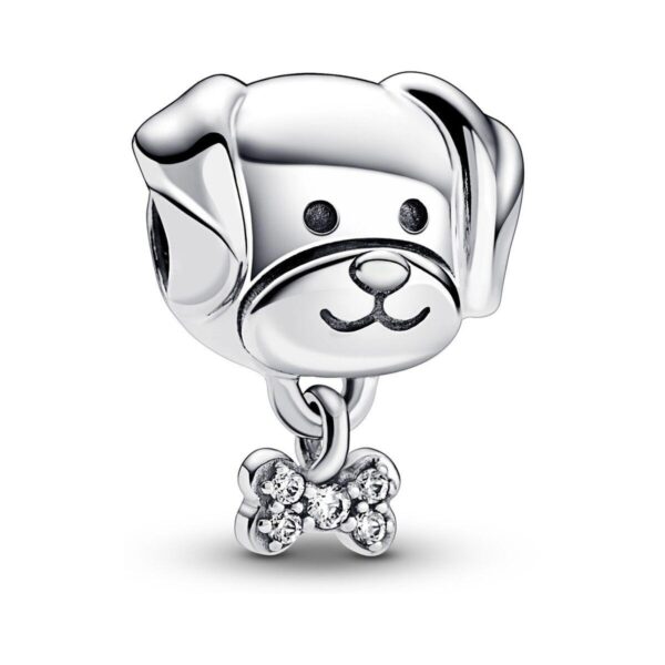 Pandora PET DOG & BONE charm i sterling sølv 925