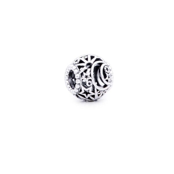Pandora charm - Openwork Sun, Stars & Moon i sterling sølv