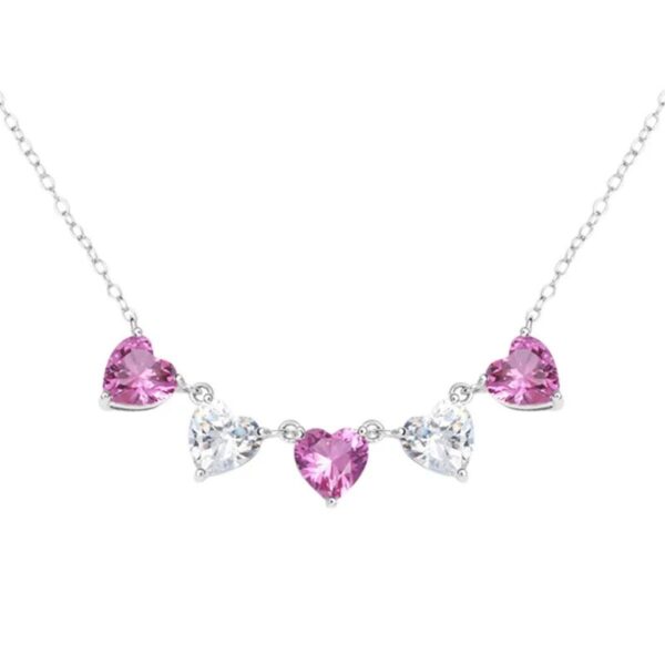 Stroili halskæde til kvinder - sølvfarvet, hjertevedhæng (1691088)