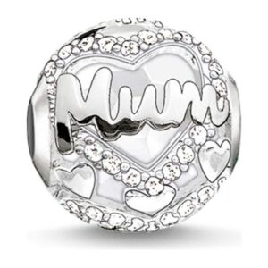 Thomas Sabo charm Perle K0190-625-14 - sølv