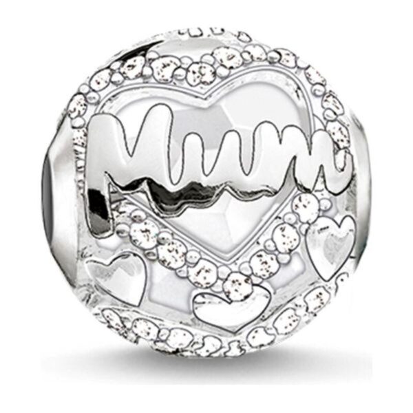 Thomas Sabo charm Perle K0190-625-14 - sølv