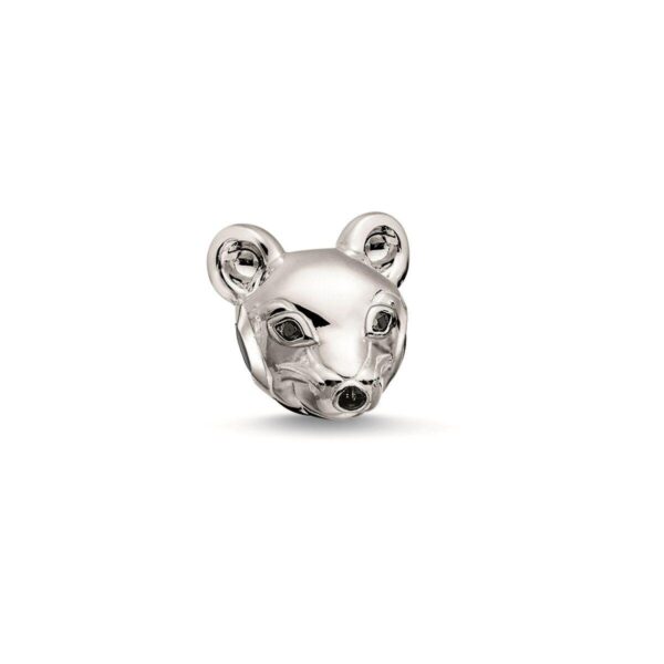 Thomas Sabo charm - sølvfarvet perle/vedhæng K0166-041-12 (1 cm)