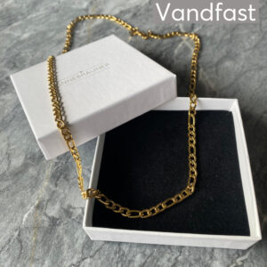 ANNEBRAUNER Figaro Halskæde 60 CM 18K Guldbelagt - 4.5 mm