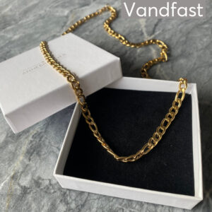 ANNEBRAUNER Figaro Halskæde 60 CM 18K Guldbelagt - 6 mm