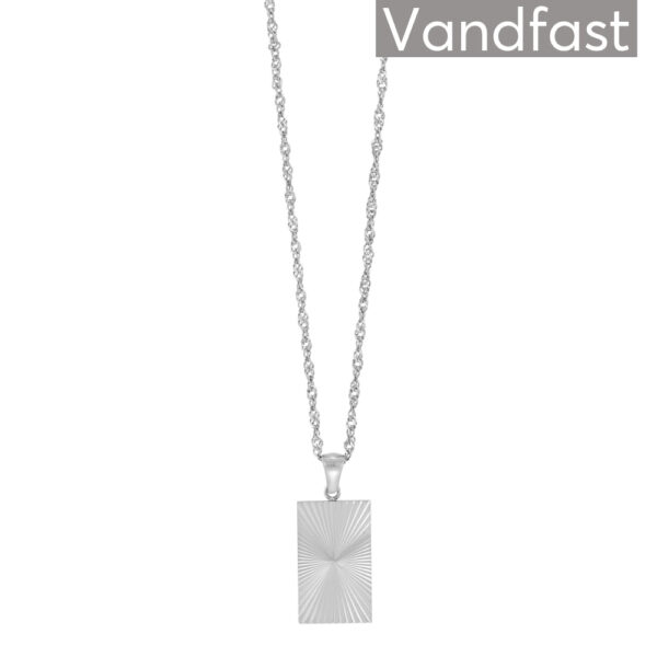 ANNEBRAUNER Sun Texture Rectangle Halskæde