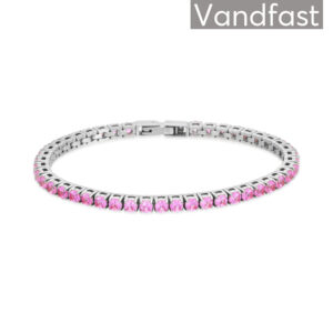 ANNEBRAUNER Tennis Petite Rose Armbånd - 16 CM
