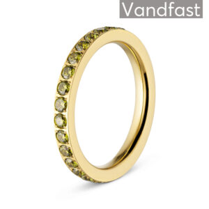 ANNEBRAUNER Alliance Peridot Ring 18K Guldbelagt - 48