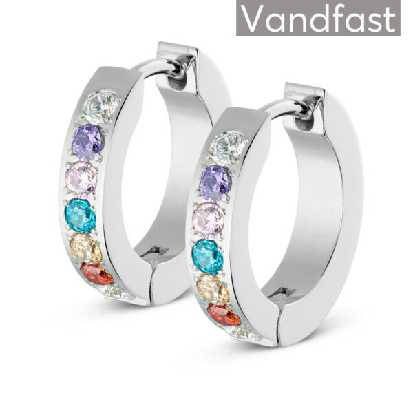 ANNEBRAUNER Creole Line Multicolor Øreringe