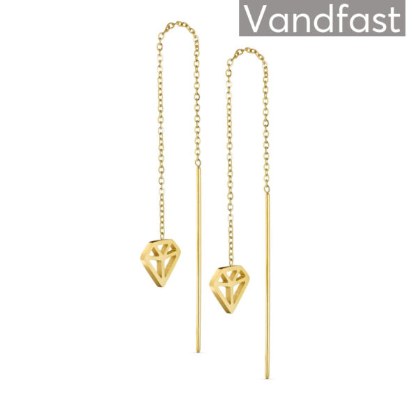 ANNEBRAUNER Signature Øreringe 18K Guldbelagt