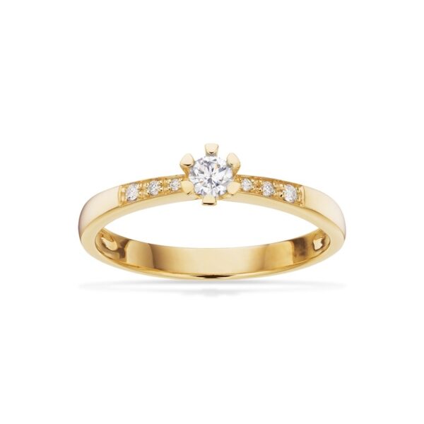 Vida Darling ring 14 kt. guld m. brillanter 0,14 - 0,24 ct.