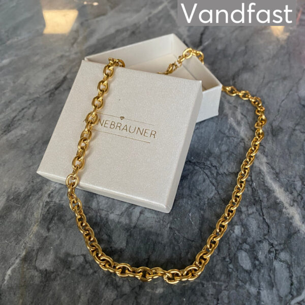 ANNEBRAUNER Anker Halskæde 18K Guldbelagt