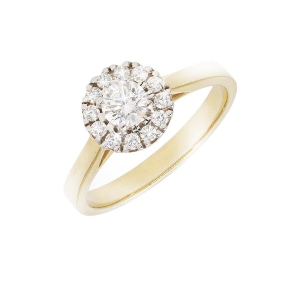 Aagaard - Forlovelsesring i 9-14kt. guld m. 0,46ct. Lab Grown