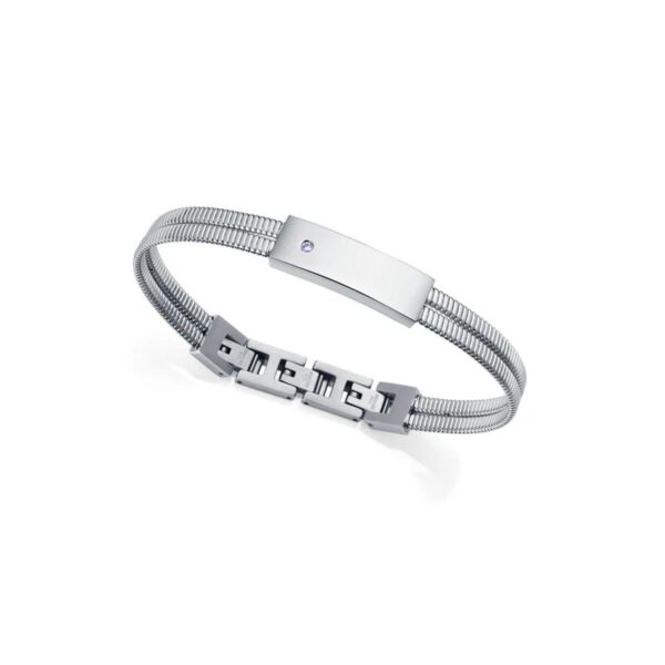 Armbånd til mænd - Sterling sølv 925, sølvfarvet