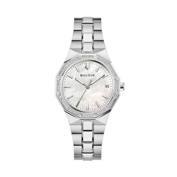 Bulova 96R255 dameur - sølvfarvet armbåndsur