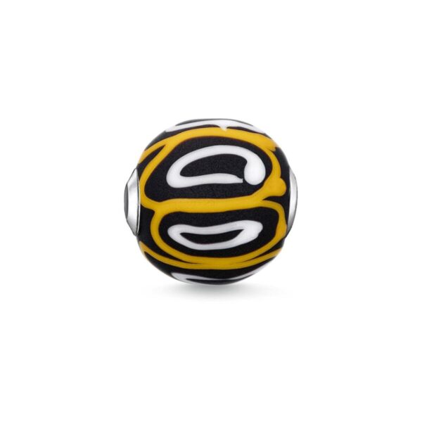 Charm-perle Thomas Sabo gul 1,1 cm - sterling sølv