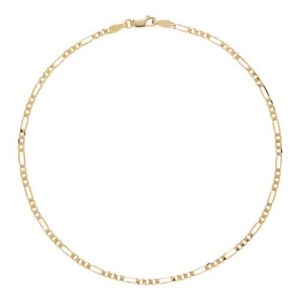 Figaro Ankelkæde i 9 kt. Guld - 25 cm
