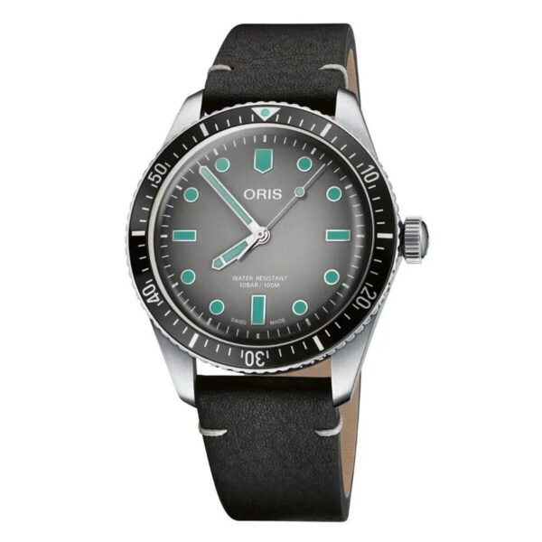 Herreur Oris automatisk 40 mm - 10 atm, læderrem