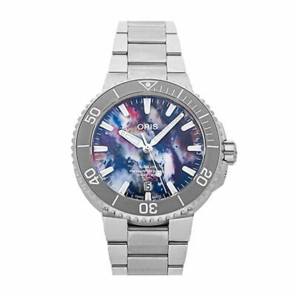 Herreur Oris automatisk stål 36 mm / 41,5 mm - Aquis med dato