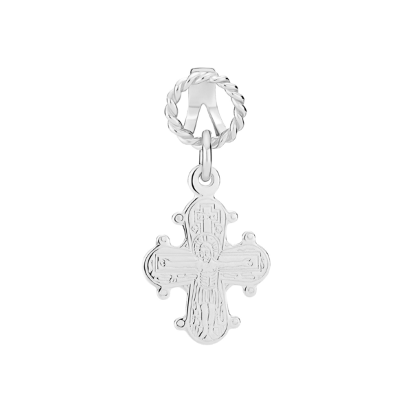 Lund Copenhagen - Sølv Dagmarkors med Krans, 12 x10mm - 9061121-r