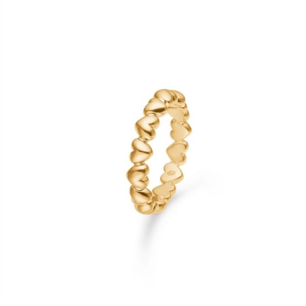 Mads Z - Poetry Heart ring i 14 kt guld**